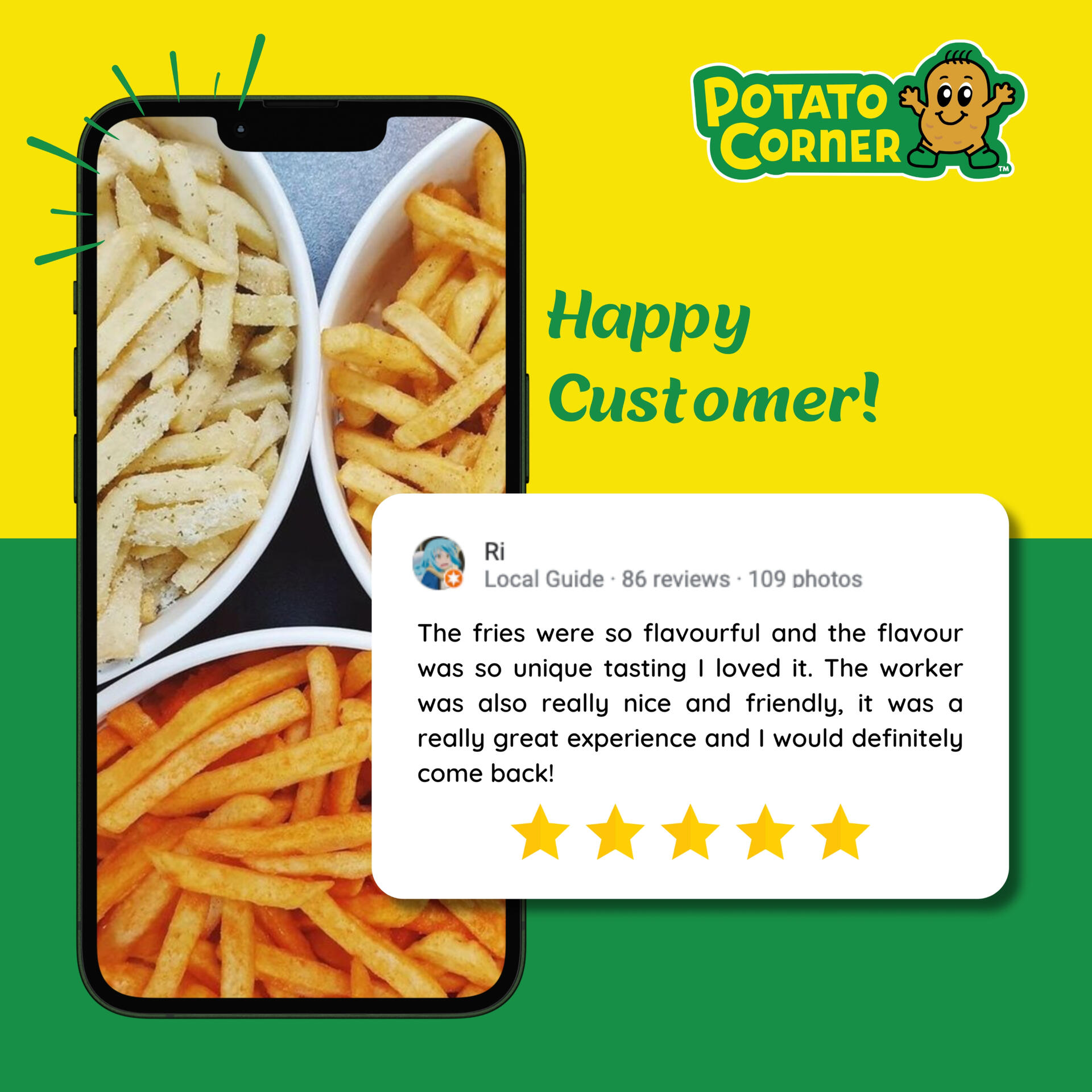 Potato Corner Queen Street